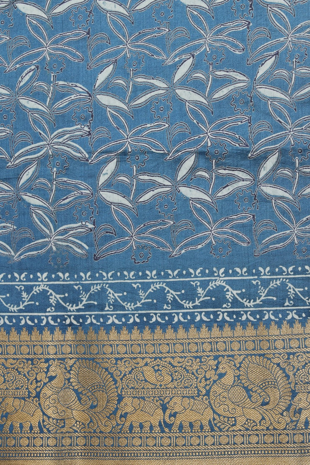 Image of Bagru Block Printed Saree